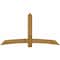 Ekena Millwork Bellingham Rough Sawn Timber Gable Bracket, Western Red Cedar, 84"W x 45"H x 4"D x 6"F, 13/12 Pitch GBW084X45X0406BEL00RWR - alternate 1